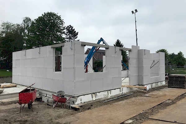 Constructie voor 28 nieuwbouw woningen te Amstelveen