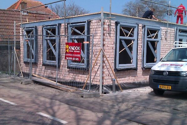 Constructie nieuwbouw woning te Kwadijk