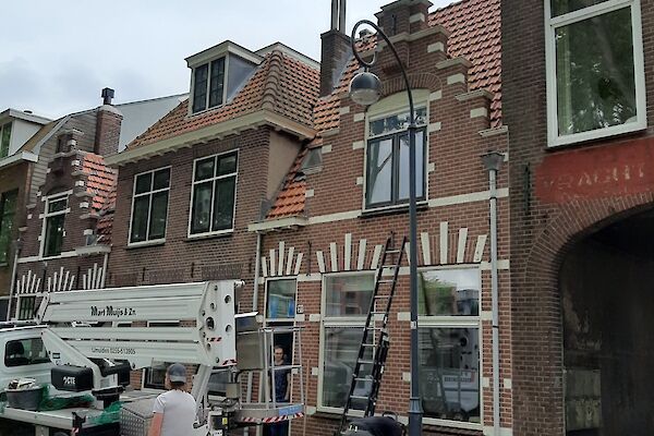 Funderingsherstel te Haarlem