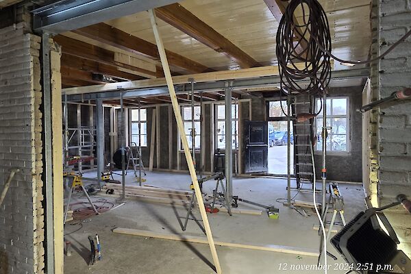 Interne verbouwing bar te West-Terschelling