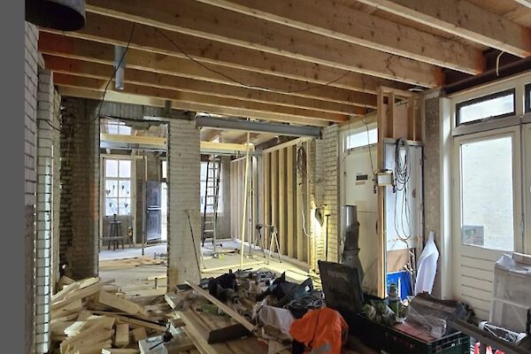 Interne verbouwing bar te West-Terschelling